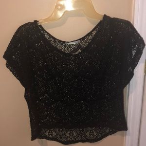 Black Lace Top